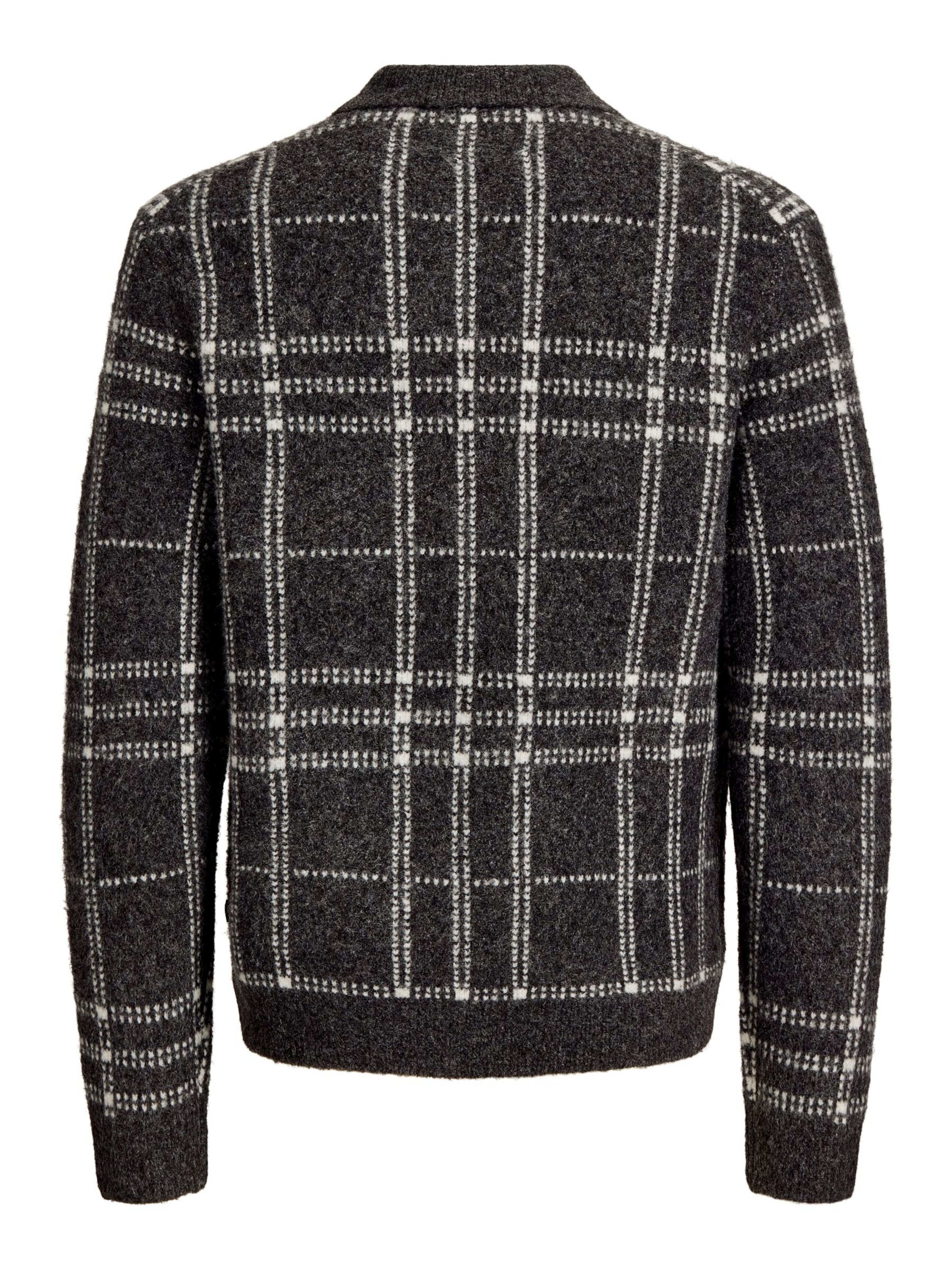JACK & JONES Gebreid vest in Grijs
