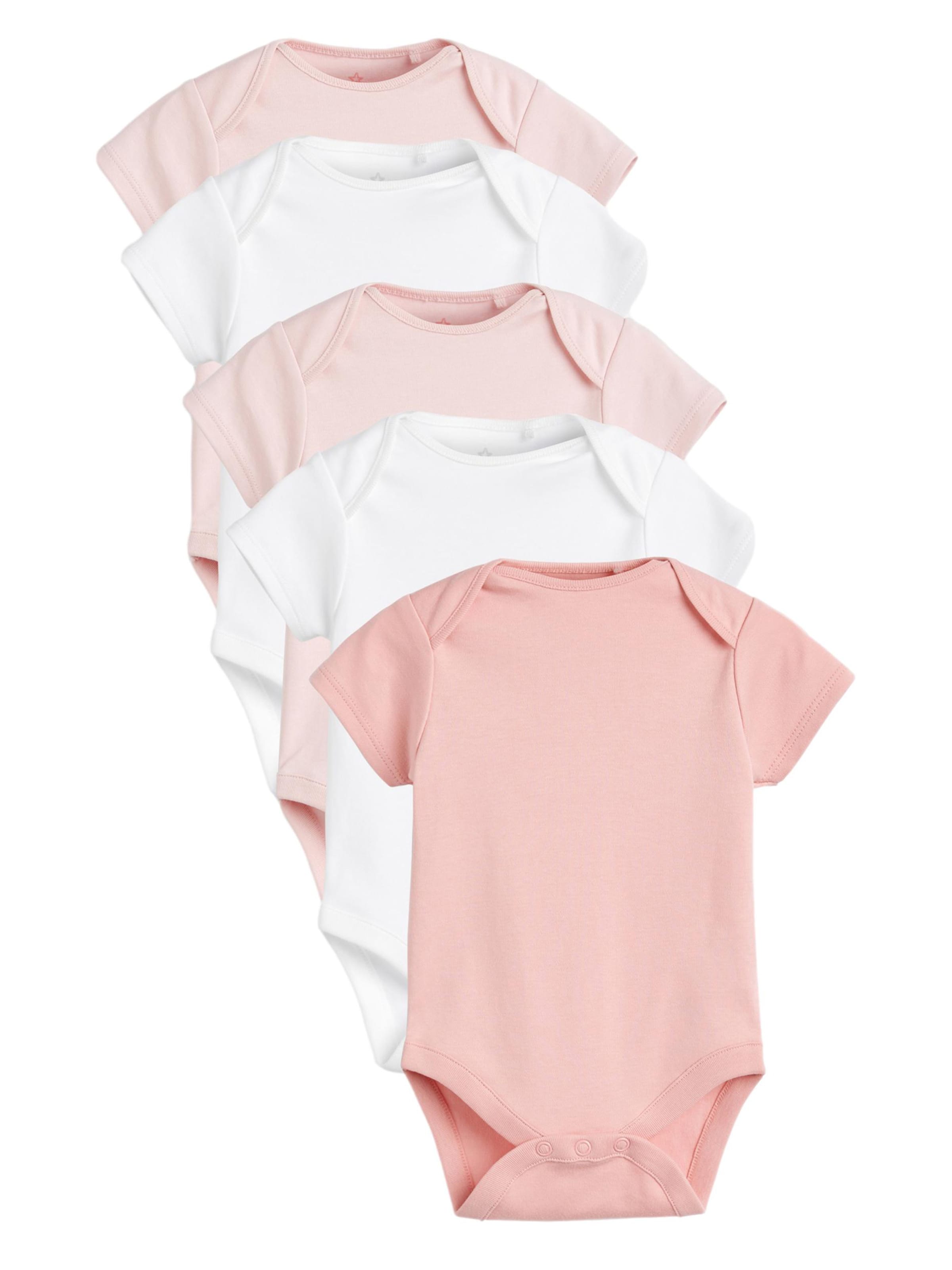Next Romper/bodysuit in Pink: front