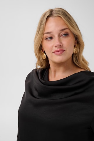 KAFFE CURVE Koszulka 'Lori' w kolorze czarny