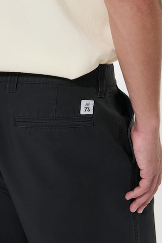 Matinique Wide leg Chino 'Pleat Pant 73' in Zwart