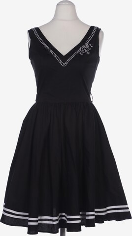 Hell Bunny Dress in S in Black: front