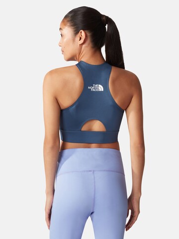 THE NORTH FACE Bustier Sport bh in Blauw