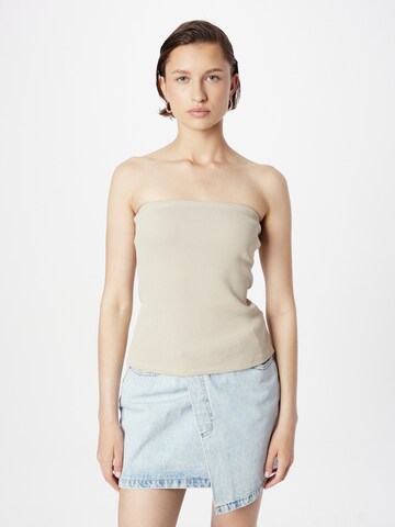 WEEKDAY Top 'Tania' in Beige: front