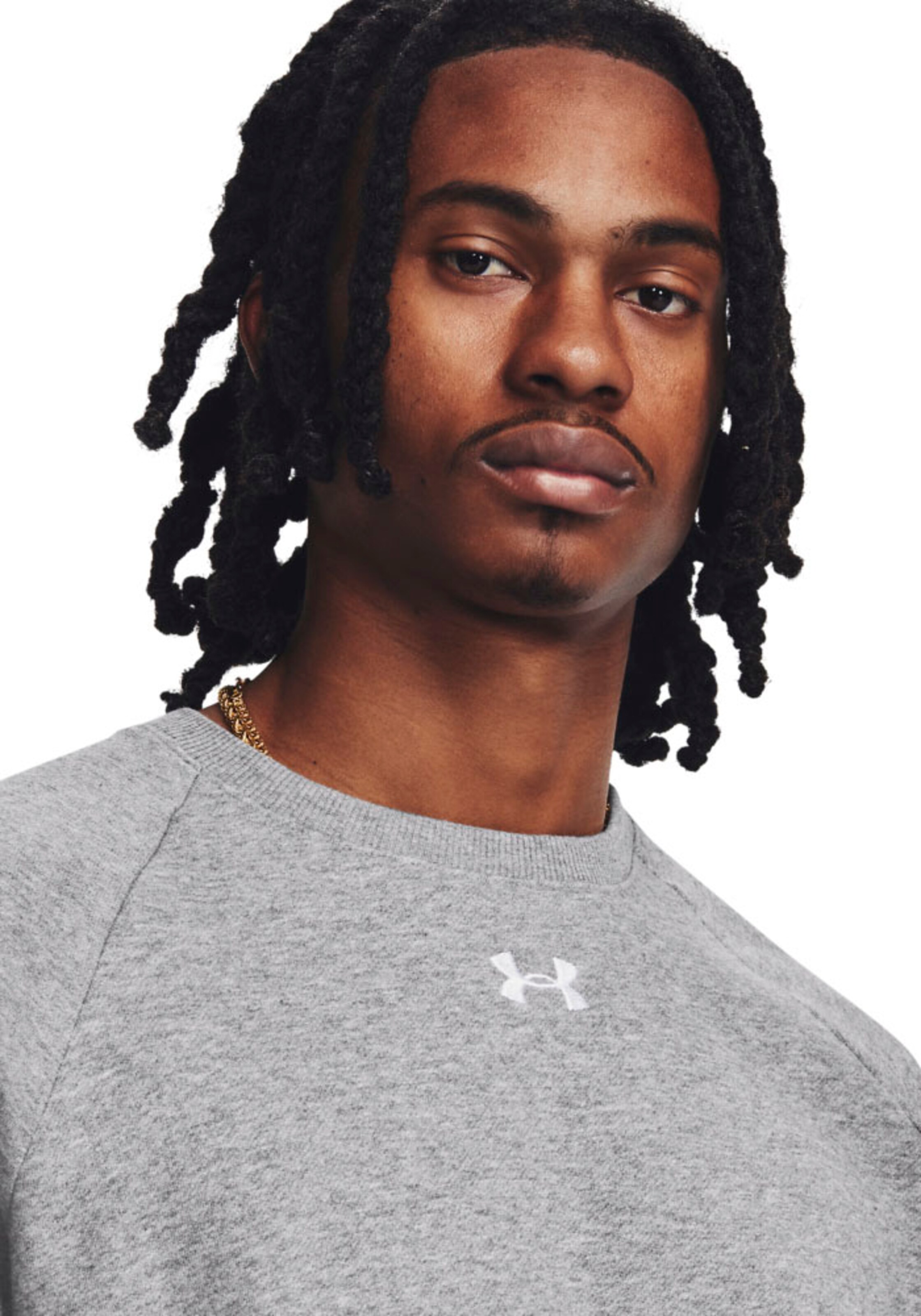 UNDER ARMOUR Athletic Sweatshirt in Grey