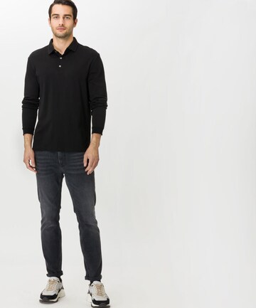 BRAX Shirt 'Pirlo' in Zwart: voorkant