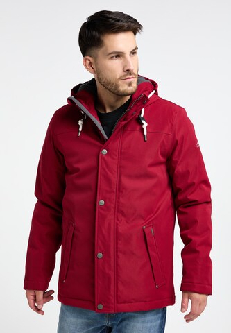 ICEBOUND Weatherproof jacket 'Iglu' in Red: front