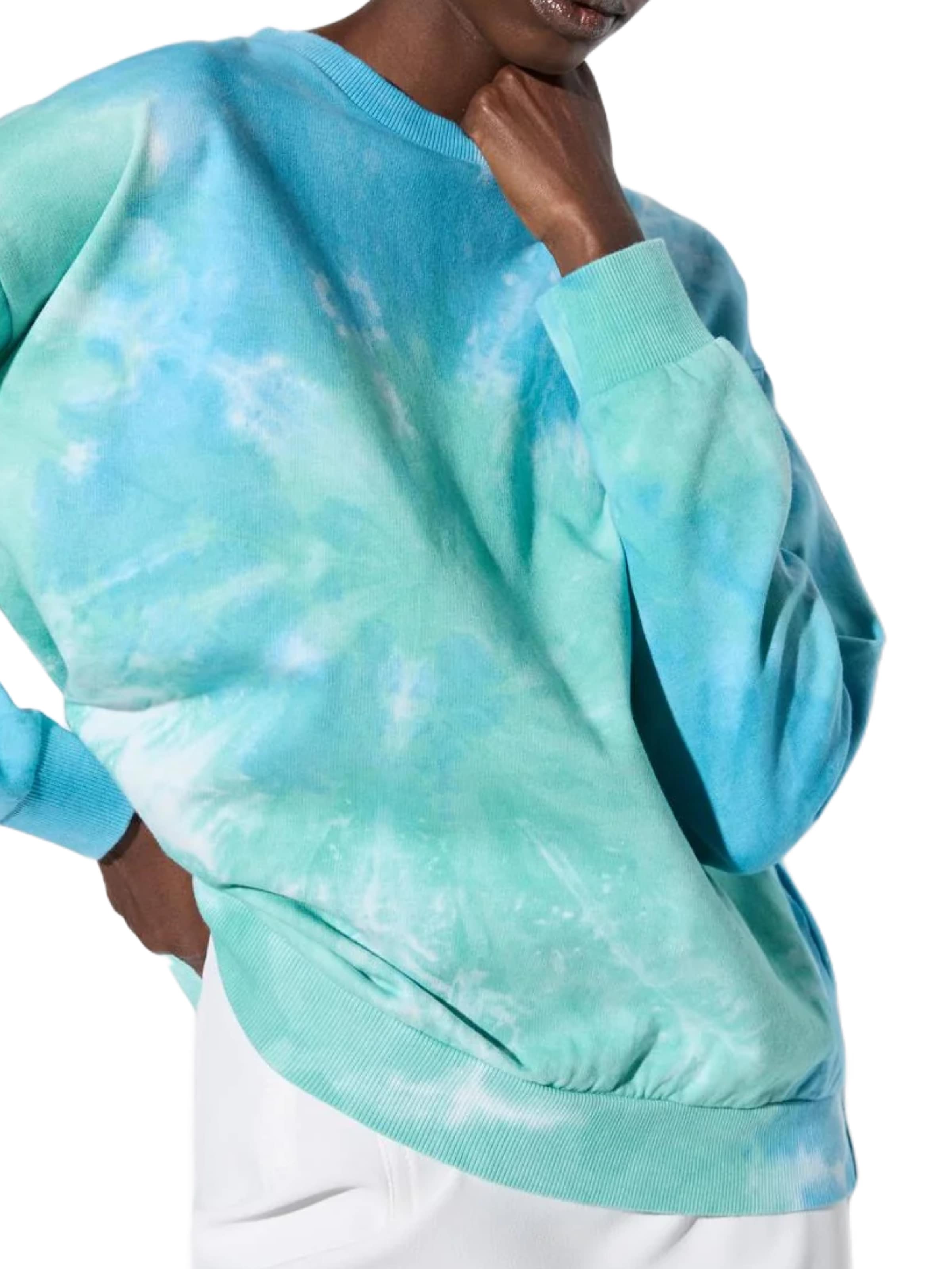 No Matter What Sweatshirt in Blau