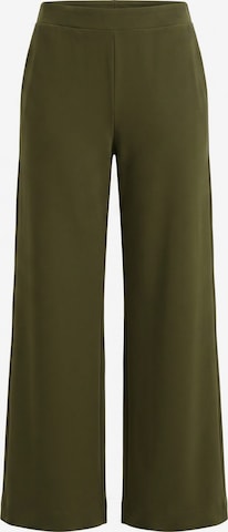 Ulla Popken Wide Leg Hose in Grün: Vorderseite