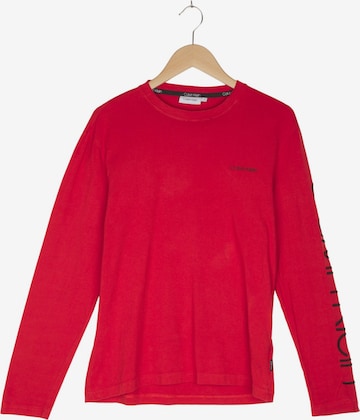 Calvin Klein Langarmshirt S in Rot: predná strana