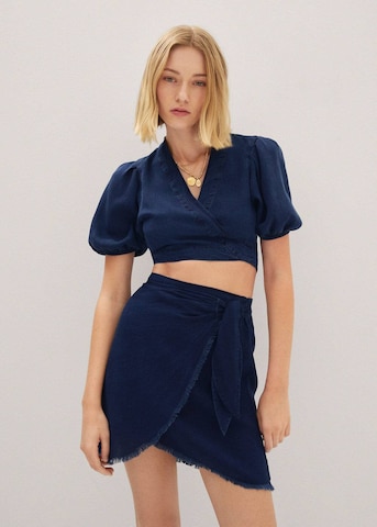MANGO Skirt 'Myko' in Blue: front