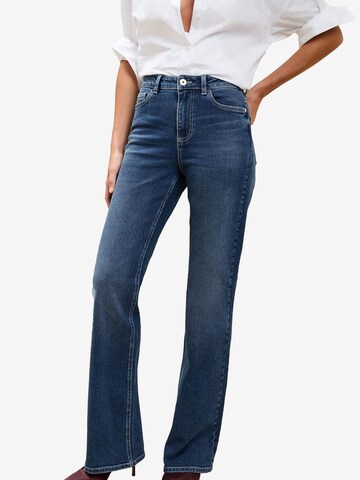 Lipsy Zvonové kalhoty Džíny – modrá: přední strana