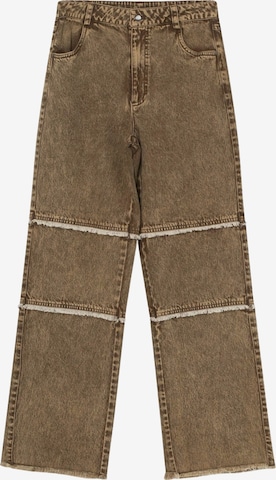 Résumé Loosefit Farkut 'Calliope' värissä ruskea: etupuoli