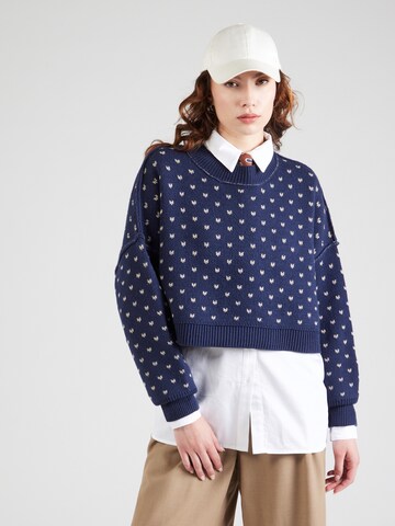 Pull-over Free People en bleu : devant