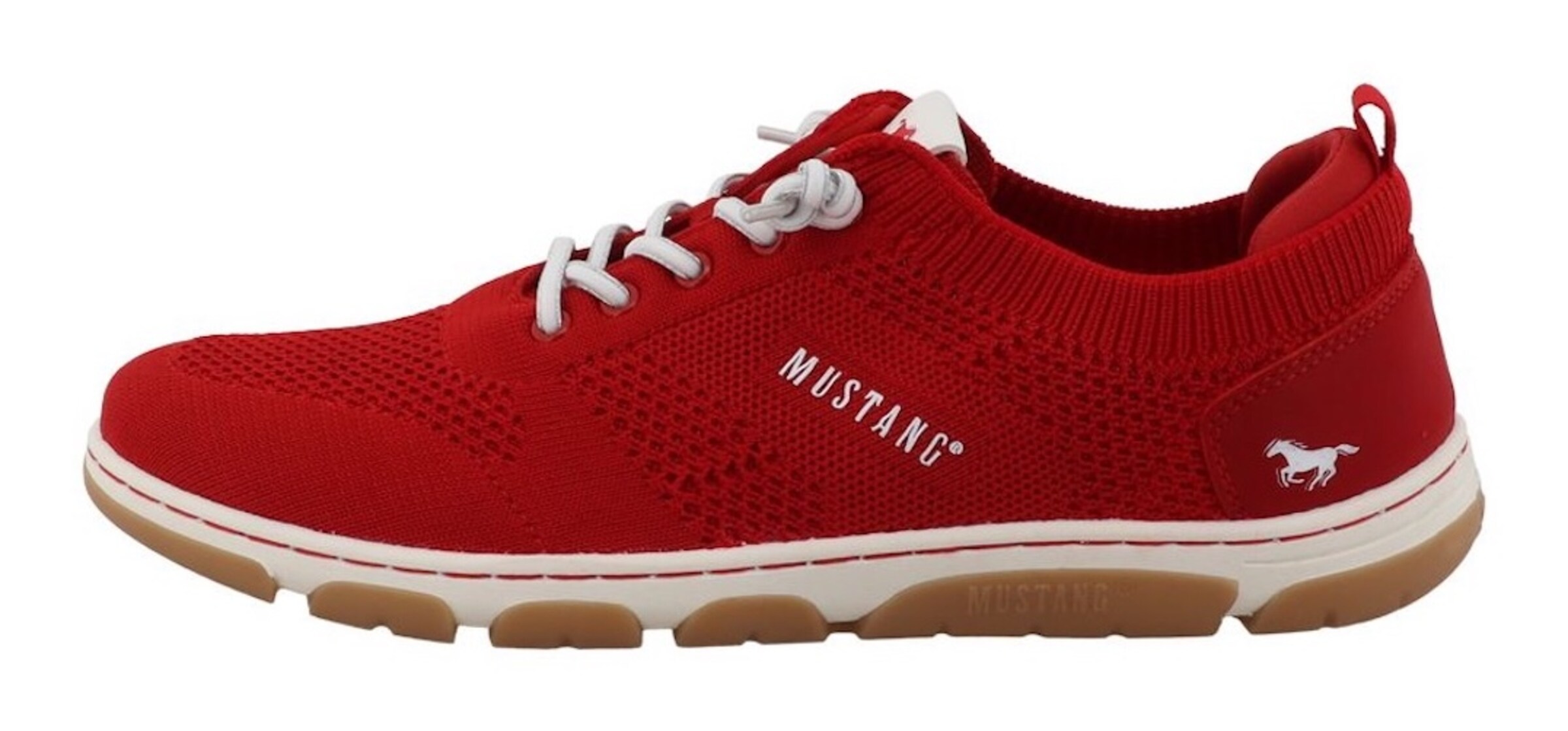 MUSTANG Slip-Ons in Red