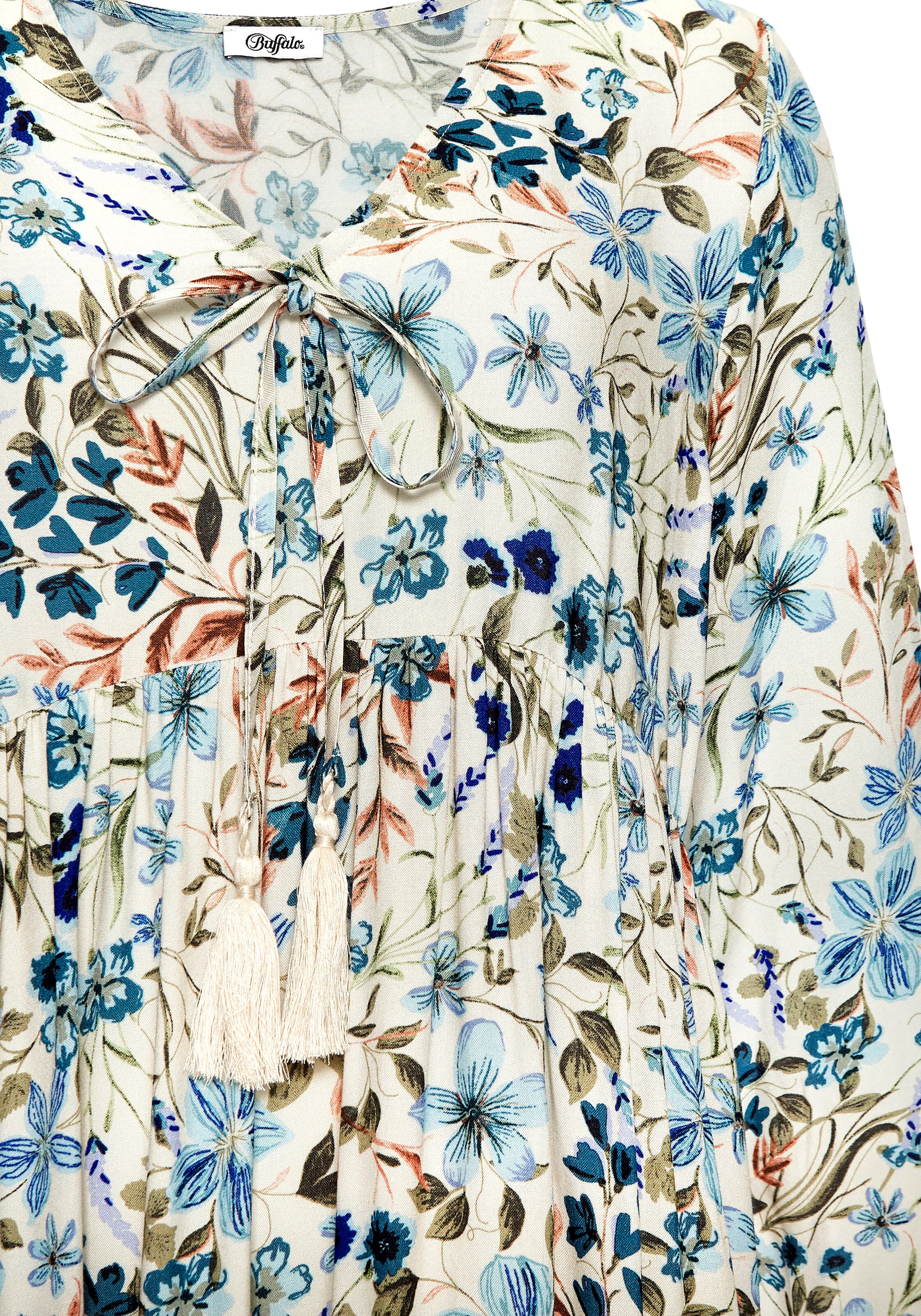 BUFFALO Kleid in Weiß