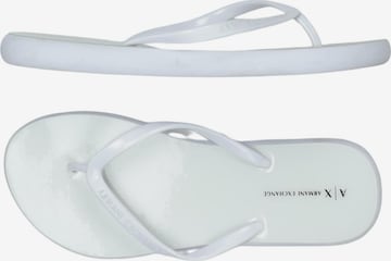 ARMANI EXCHANGE Sandalen 41 in Weiß: Vorderseite
