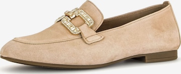 GABOR Classic Flats in Brown: front