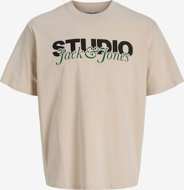 JACK & JONES - Camiseta 'JJYUKI' en beige: frente