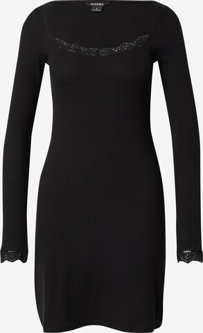 Monki Dress in Black: front