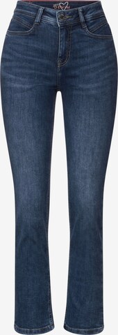 STREET ONE Flared Jeans in Blue: front