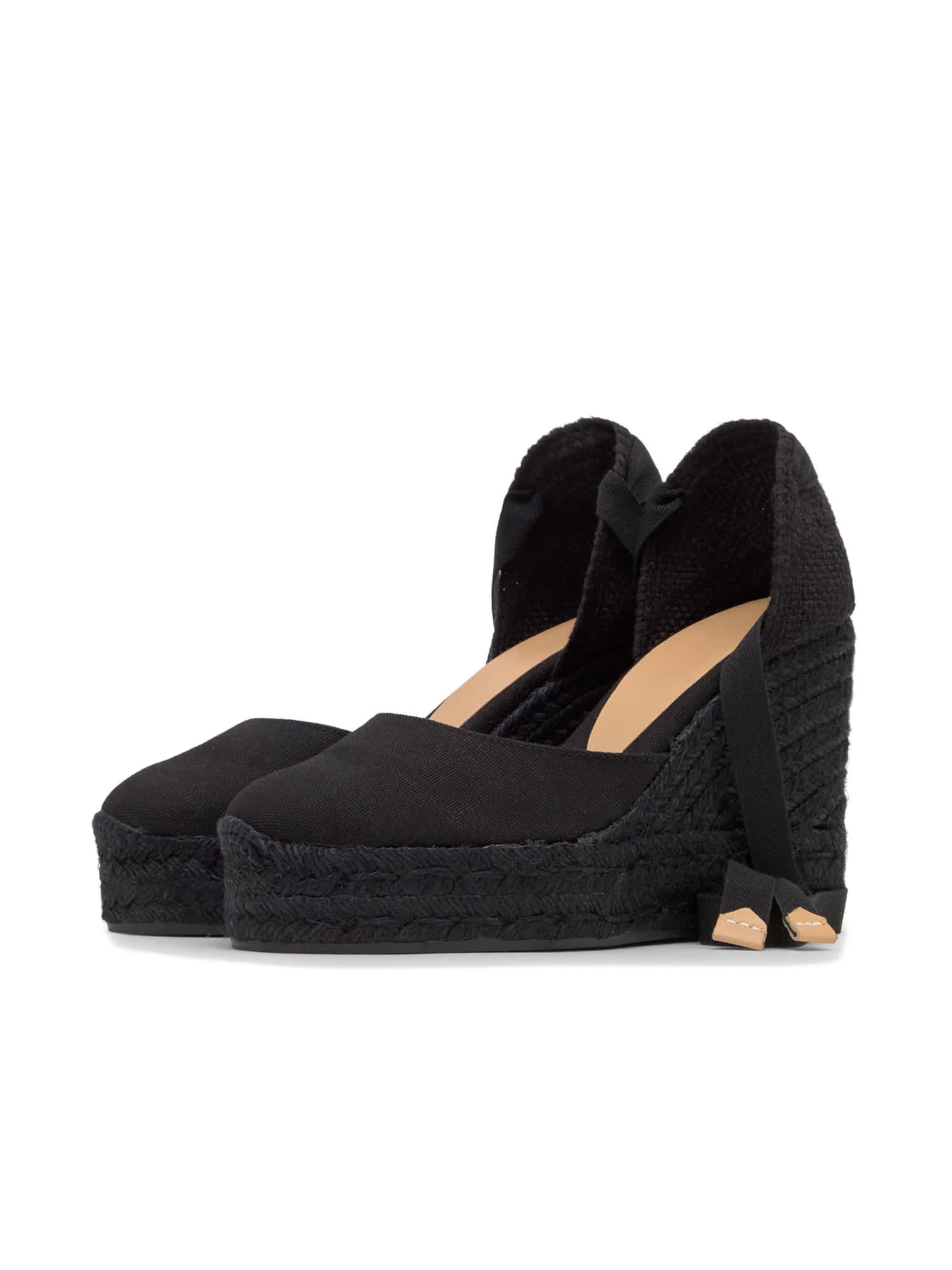 Castañer Espadrill 'Carina' i svart