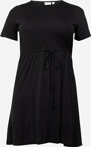 EVOKED Sukienka 'VIMOONEY' w kolorze czarny: przód