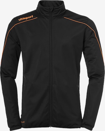 UHLSPORT Athletic Jacket in Black: front