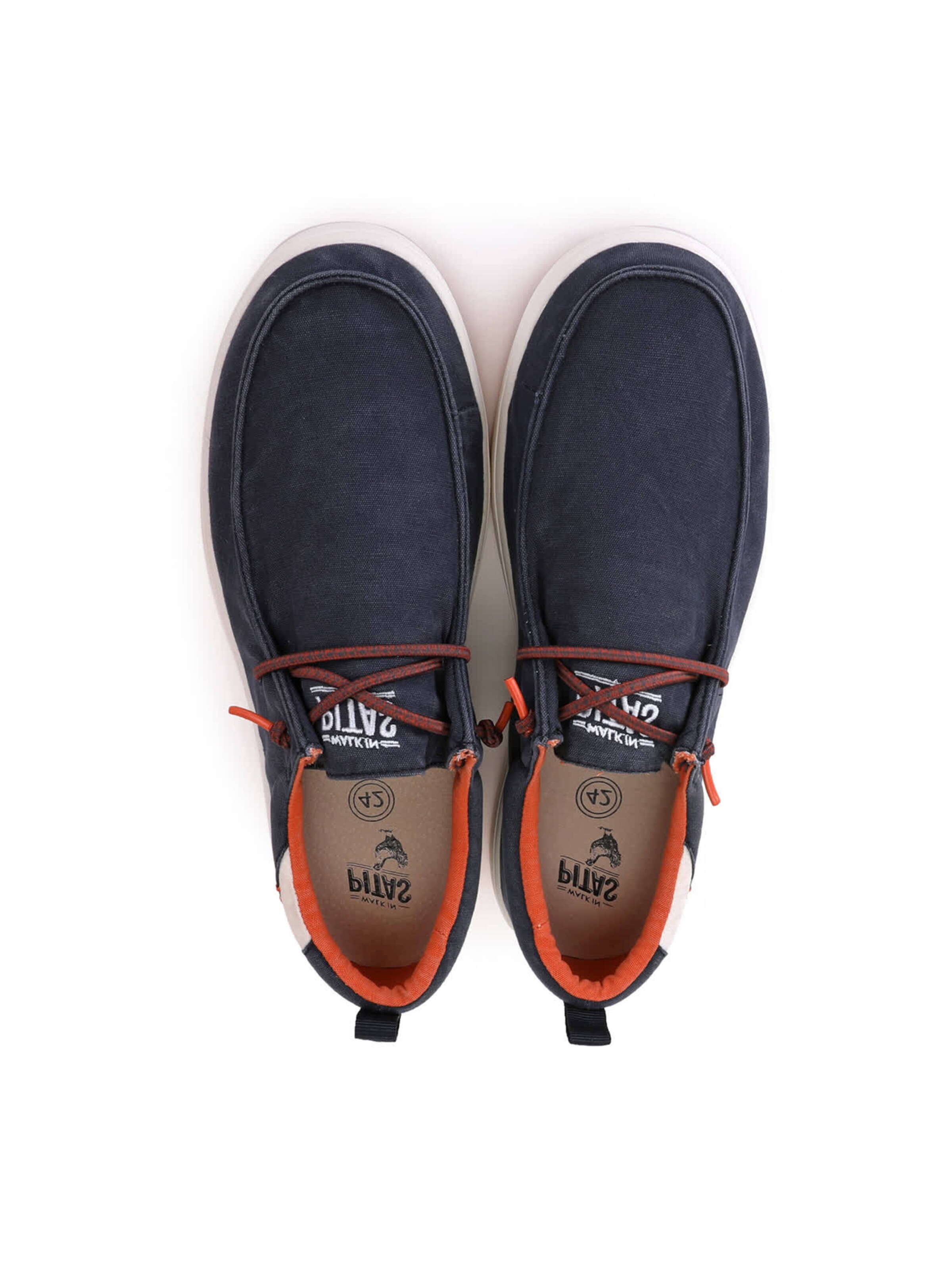 Walk In Pitas - Mocassins 'Biarritz' em azul: topo