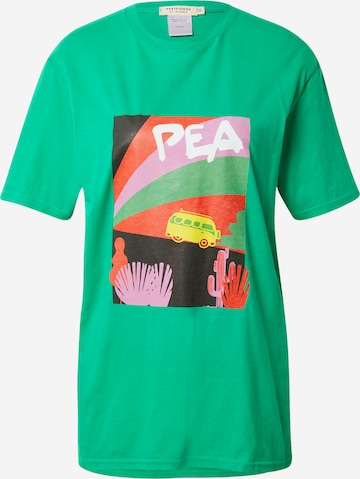Parisienne et Alors T-shirt i grön: framsida