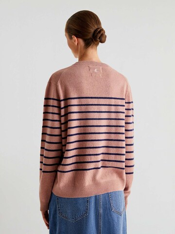 Scalpers Sweater 'Joy Square' in Brown