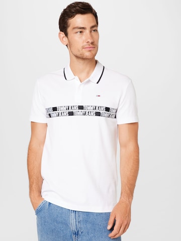 Tommy Jeans Shirt in Weiß: predná strana