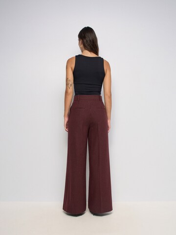 Salsa Jeans Wide leg Pantalon in Rood