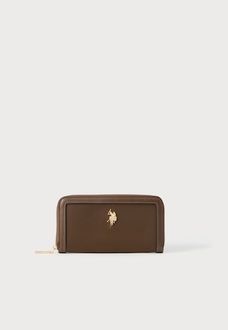 U.S. POLO ASSN. - Cartera 'HOUSTON' en marrón: frente