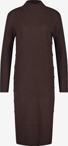 GERRY WEBER Knitted dress in Brown: front
