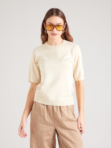 YAS Trui 'YASLena' in Beige: voorkant