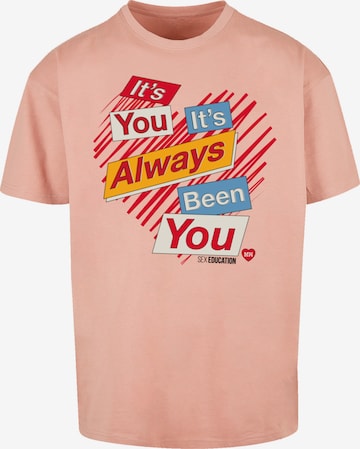 F4NT4STIC T-Shirt 'Sex Education It's Always You Netflix TV Series' in Beige: predná strana