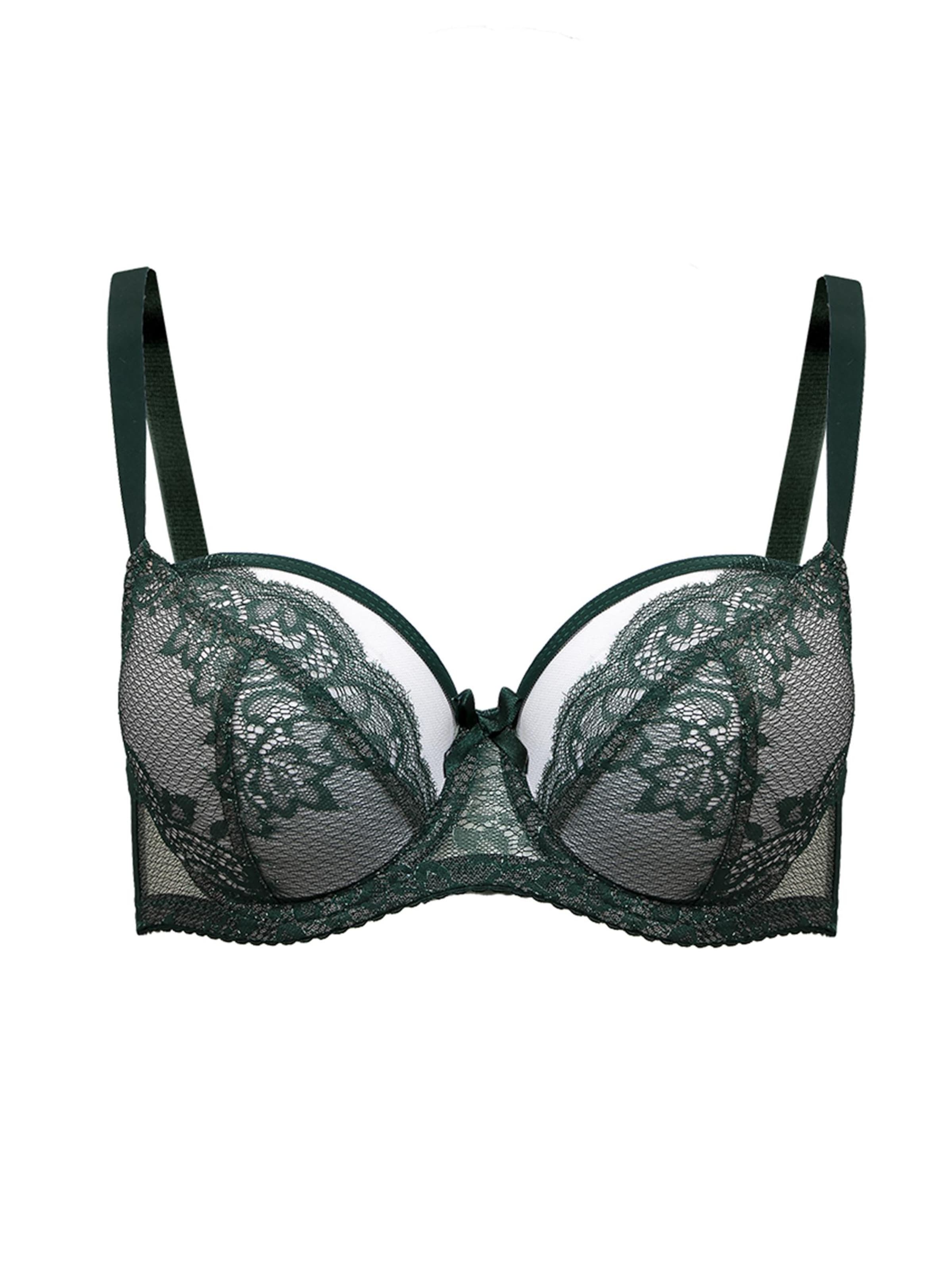 Vivisence T-shirt Bra '1044' in Green: front