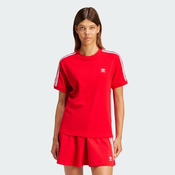 ADIDAS ORIGINALS Shirt in Red: front