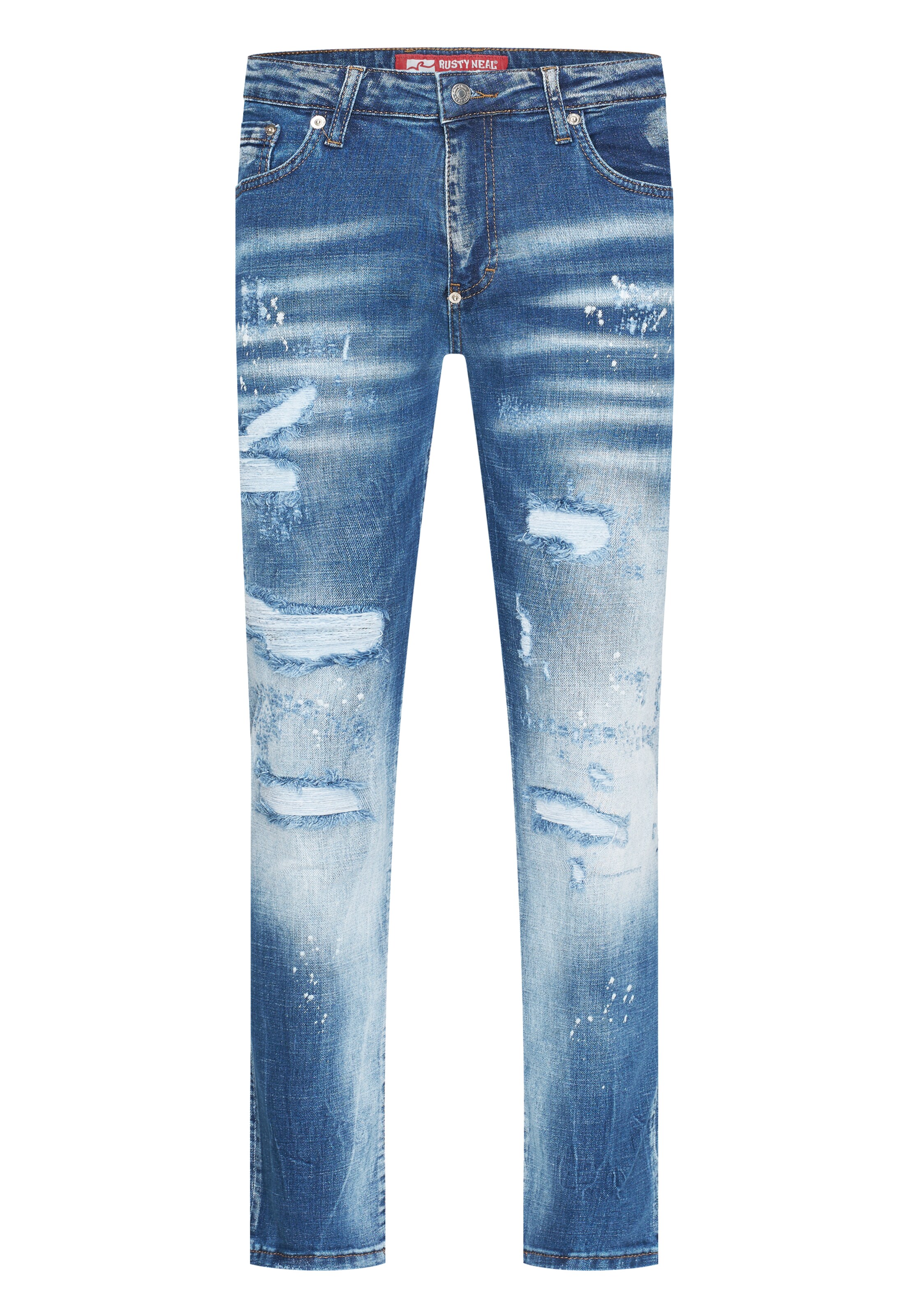 Rusty Neal Slim fit Jeans in Blue: front