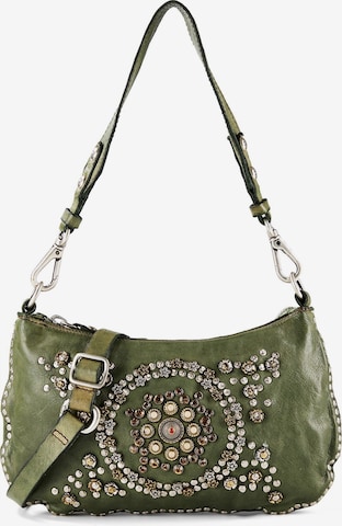 Campomaggi Schoudertas 'Teresa' in Groen: voorkant