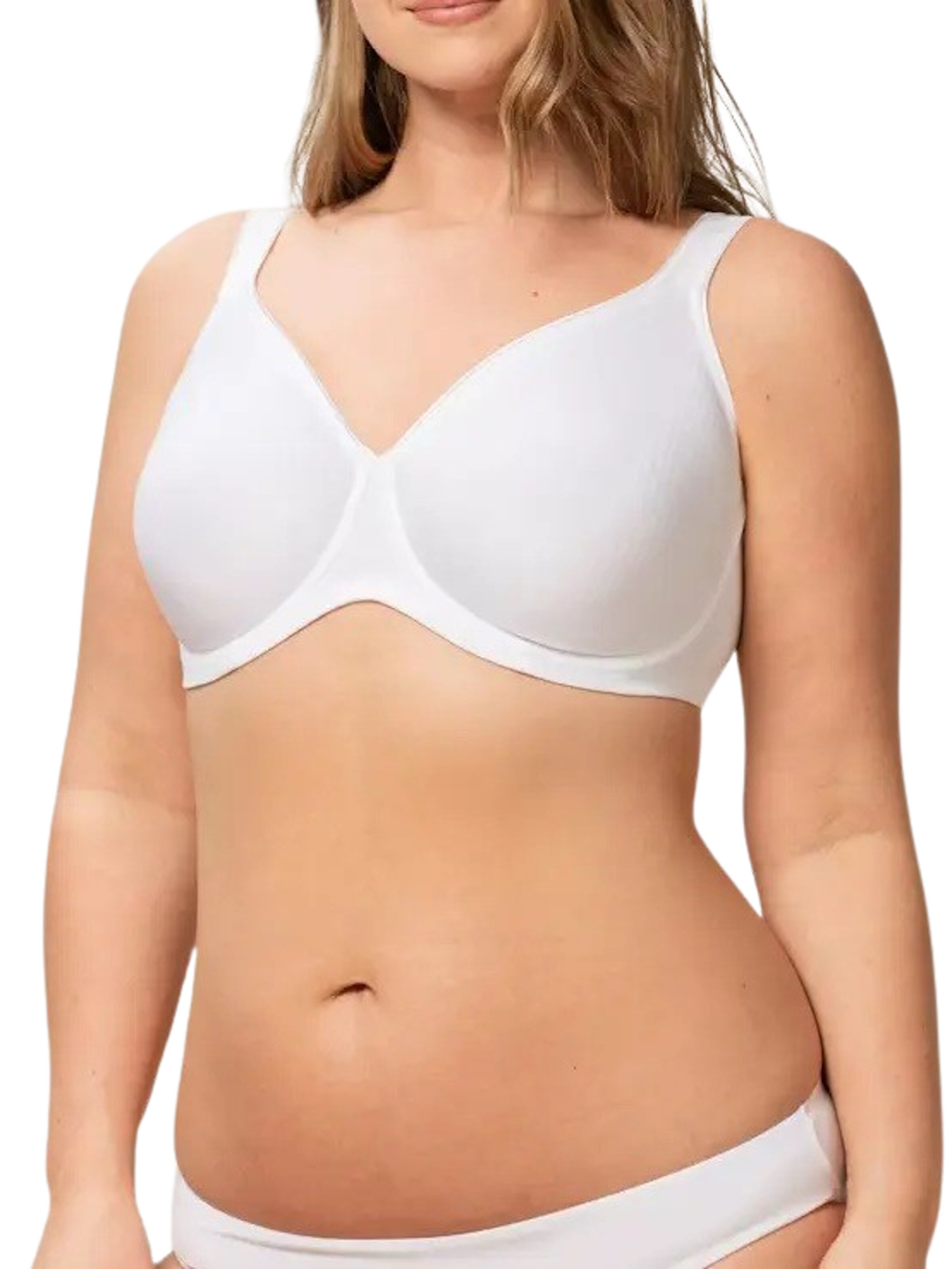 Reggiseno 'Modern Soft + W' di TRIUMPH in bianco: frontale