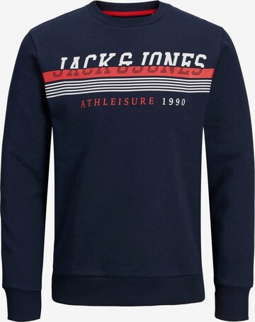 JACK & JONES Bluzka sportowa 'Iron' w kolorze niebieski: przód