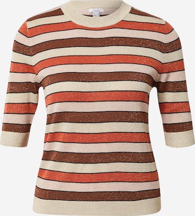 OVS Pull-over en beige / rouge / rouge foncé, Vue avec produit