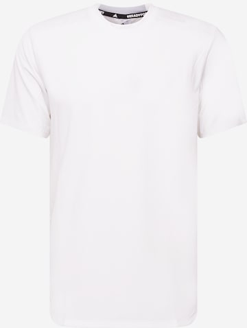 T-Shirt fonctionnel ADIDAS PERFORMANCE en blanc : devant