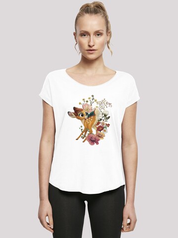 F4NT4STIC Shirt 'Disney Bambi' in Wit: voorkant