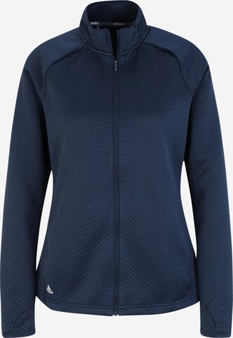 ADIDAS GOLF Sportsweatjacke in Blau: predná strana