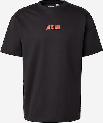 Only & Sons T-Shirt 'ONSMETALLICA' in Schwarz: Vorderseite