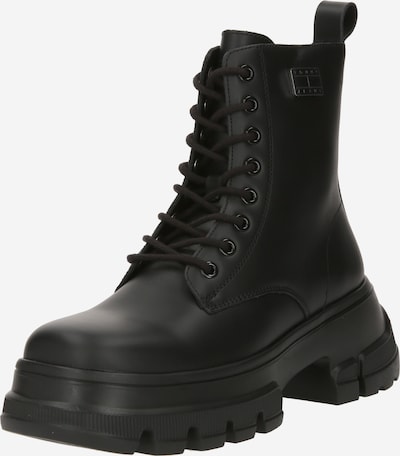 Tommy Jeans Lace-Up Ankle Boots in Black, Item view