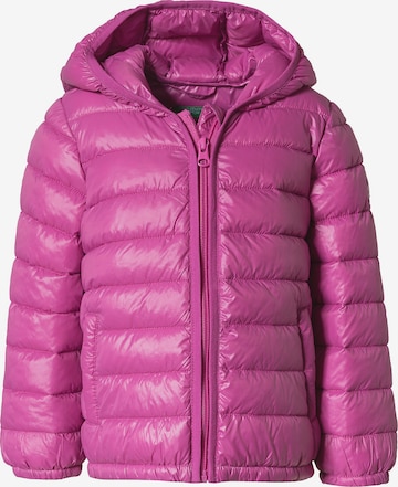 UNITED COLORS OF BENETTON Zimná bunda - ružová: predná strana