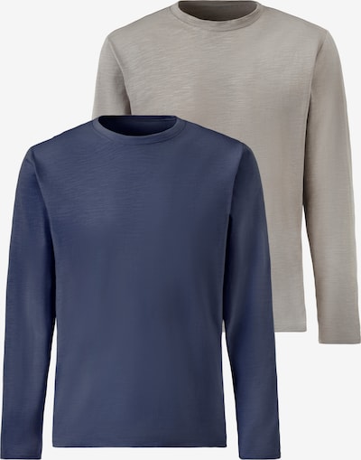 Marškinėliai iš JOHN DEVIN, spalva – tamsiai mėlyna jūros spalva / pilka, Prekių apžvalga